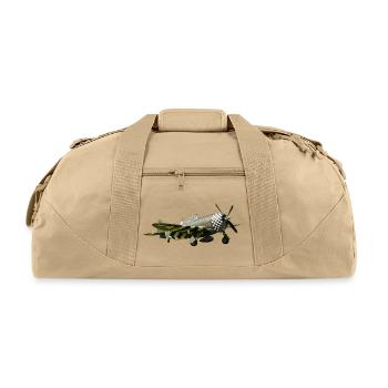 P-47 Thunderbolt - Recycled Duffel Bag - beige - Front