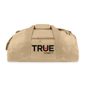 Software Engineer True Commit - Recycled Duffel Bag - beige - Front