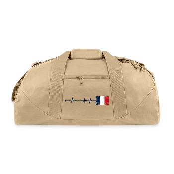 Pending design analysis - Recycled Duffel Bag - beige - Front
