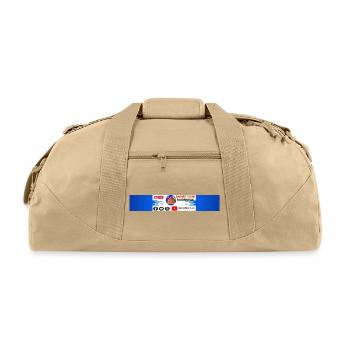 Awaiting design details - Recycled Duffel Bag - beige - Front