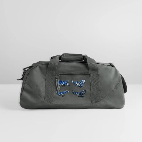 Silver Blue Jay Flight Stages - Recycled Duffel Bag