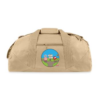 The Fork - Recycled Duffel Bag - beige - Front