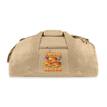 Bologna Sandwich Favorite Food Weird 90s Bologna - Recycled Duffel Bag - beige - Front