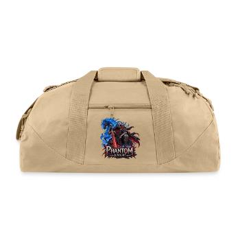 Phantom Knight – Dark Fantasy Warrior - Recycled Duffel Bag - beige - Front