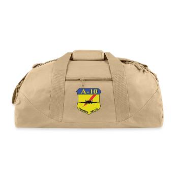 A-10 Thunderbolt II Shield - Recycled Duffel Bag - beige - Front