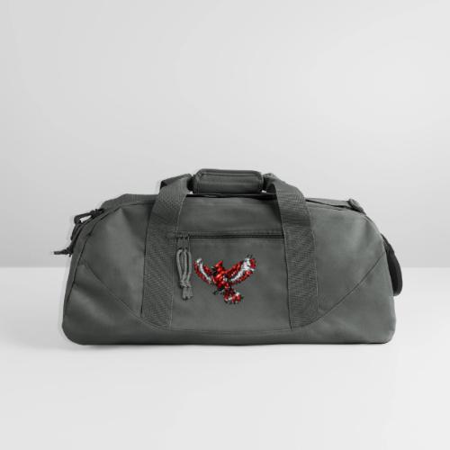Silver Cardinal in Flight - Recycled Duffel Bag
