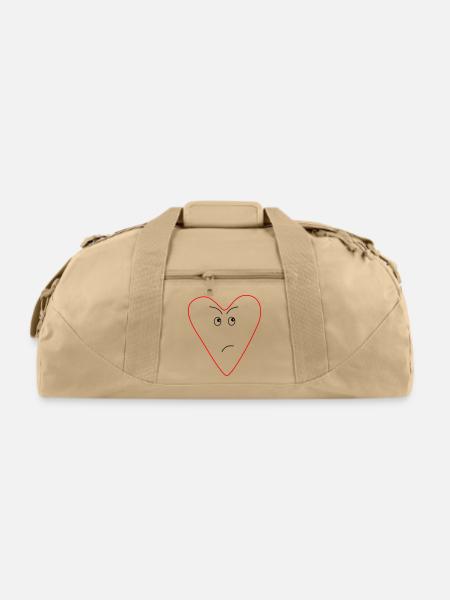 madheartemoj - Recycled Duffel Bag - beige