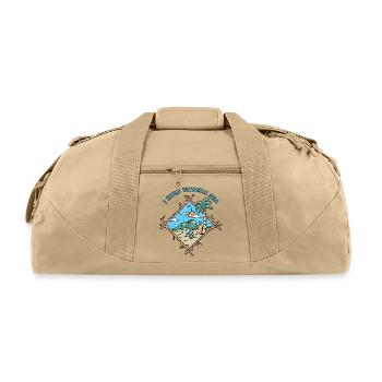 Summer Vibes - Recycled Duffel Bag - beige - Front