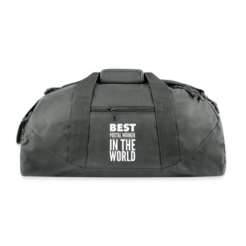 Best Postal Worker in the World - Recycled Duffel Bag