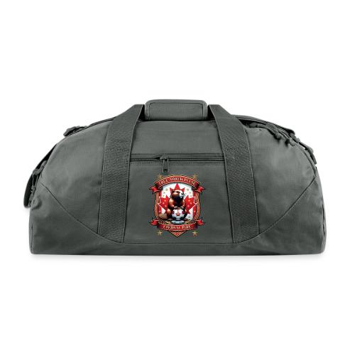 Canada Beaver Crest T-Shirt, Pride Badge Gift - Recycled Duffel Bag