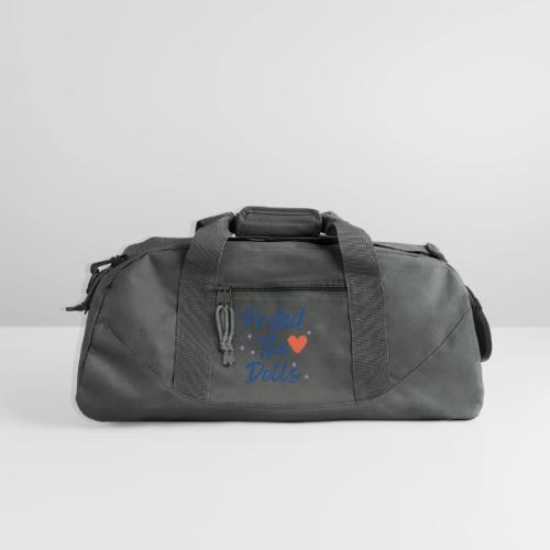 Protect The Dolls | Heart & Stars Typography - Recycled Duffel Bag