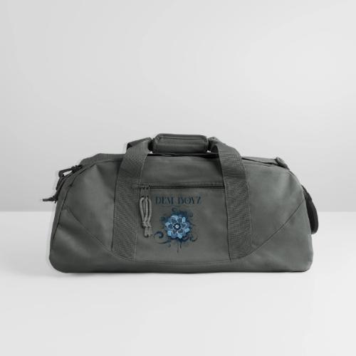 Flower Splash Blues - Recycled Duffel Bag