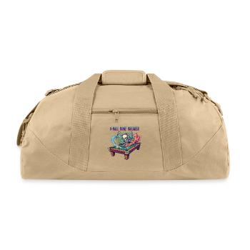 8-Ball Bone Breaker - Recycled Duffel Bag - beige - Front