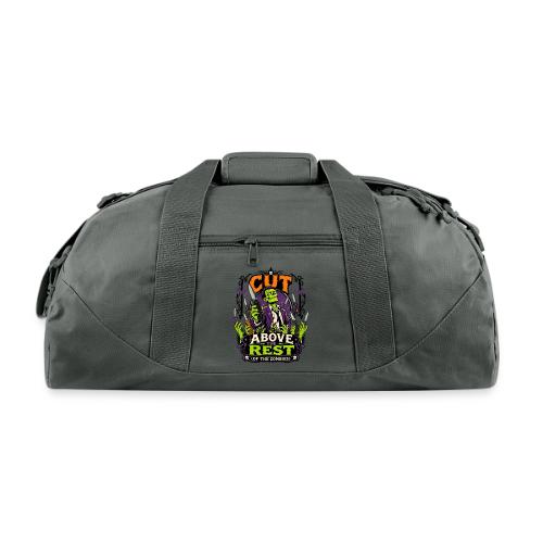 Cut Above The Rest Zombie Pocket Knife Halloween - Recycled Duffel Bag