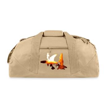 Candlelight Melt - Recycled Duffel Bag - beige - Front