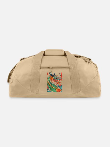 Dragon Boat Festival - Recycled Duffel Bag - beige