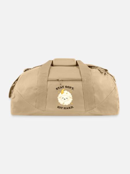 Sugar Cotton Sheep - Recycled Duffel Bag - beige