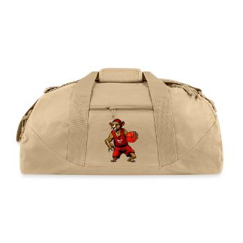 Basketball Rat - Recycled Duffel Bag - beige - Front