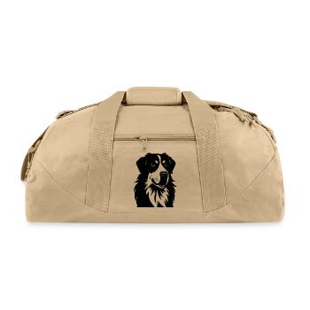 Untitled Monochrome - Recycled Duffel Bag - beige - Front