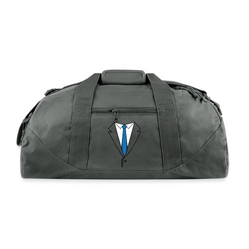 Suit with Blue Tie - Recycled Duffel Bag