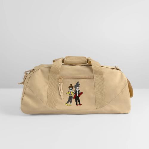 Vampire Coll and Zombie Dersy - Recycled Duffel Bag