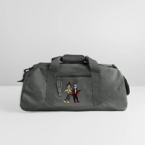 Vampire Coll and Zombie Dersy - Recycled Duffel Bag