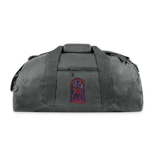 Barcelona Scarlet Pride T Shirt, Vibrant City Gift - Recycled Duffel Bag