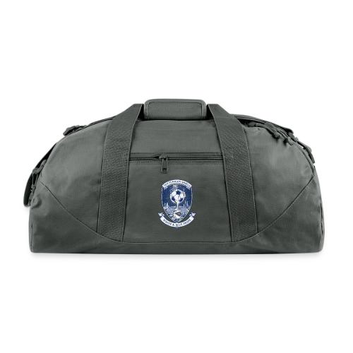 Iconic North London Soccer Emblem Art Print - Recycled Duffel Bag