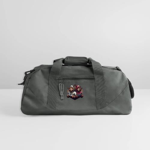 2 grizzlies gamer bears - Recycled Duffel Bag