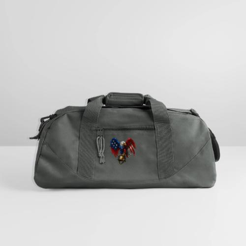 American Flag Bald Eagle - Helmet - Recycled Duffel Bag