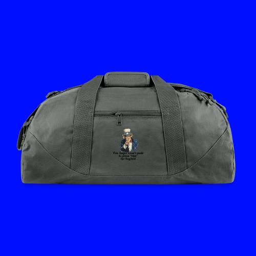 Uncle Sam - Finger - Recycled Duffel Bag