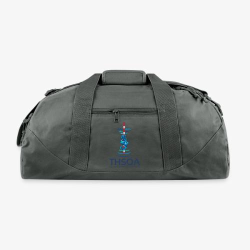 Seahorse Geo Type Stacked - Proud - Recycled Duffel Bag