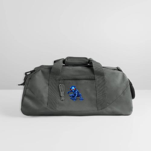 Blue Alien Crouch - Recycled Duffel Bag