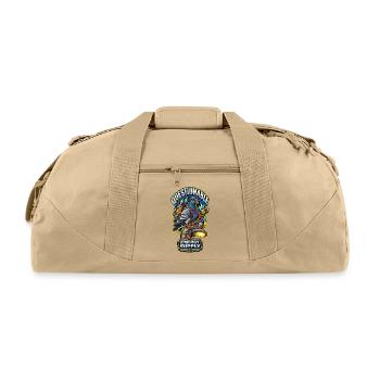 Questionable Energy Pigeon - Recycled Duffel Bag - beige - Front