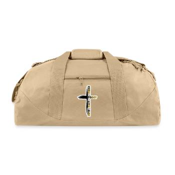 Proof of love  - Recycled Duffel Bag - beige - Front