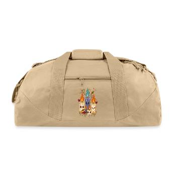 Haunted Wax Parade - Recycled Duffel Bag - beige - Front
