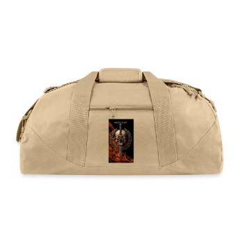 Crown of Blades - Recycled Duffel Bag - beige - Front