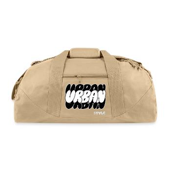 URBAN Bubble Tee – Clean Street Bubble Vibes - Recycled Duffel Bag - beige - Front