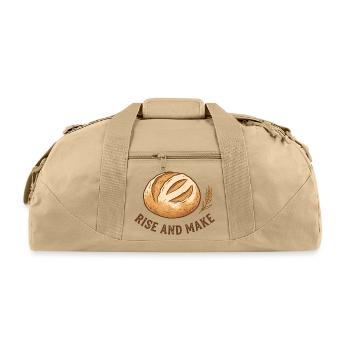 Rise and Make Loaf - Recycled Duffel Bag - beige - Front