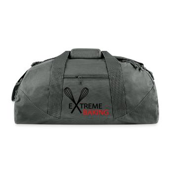 baking - Recycled Duffel Bag - charcoal - Front
