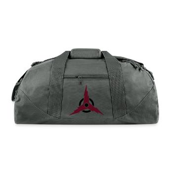 Lightning Tri Bolt - Recycled Duffel Bag - charcoal - Front
