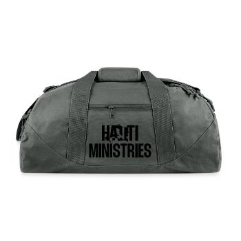 Haiti - Recycled Duffel Bag - charcoal - Front