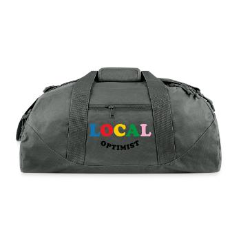 Local Optimist Sweatshirt - Recycled Duffel Bag - charcoal - Front