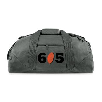 605 Clay Target - Recycled Duffel Bag - charcoal - Front