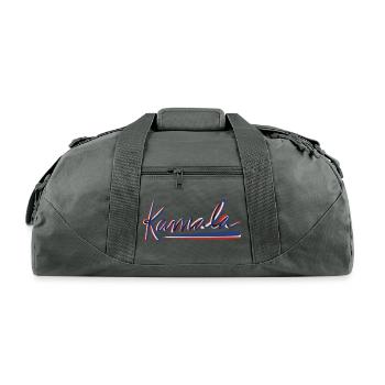 Kamala 2024 - Recycled Duffel Bag - charcoal - Front