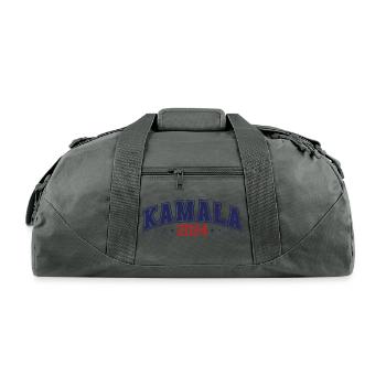 Kamala 2024 - Recycled Duffel Bag - charcoal - Front