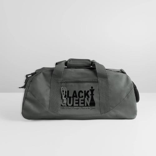 Black Queen Most Powerful Piece in the Game Tees - Recycled Duffel Bag