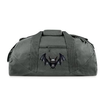"Horror Halloween" T-Shirt Embrace the Terrifying - Recycled Duffel Bag - charcoal - Front