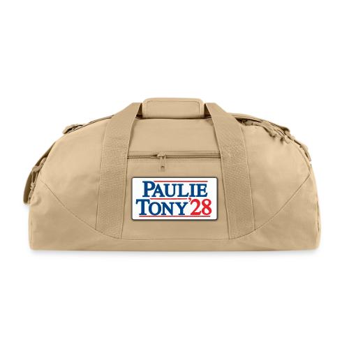 Paulie and Tony for Co-President 2028 - Recycled Duffel Bag