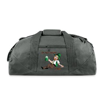 Im Irish - Recycled Duffel Bag - charcoal - Front